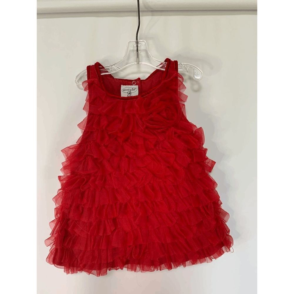 - Mudpie Baby Red Formal Dress